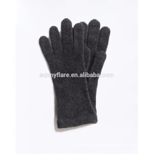 Atacado Black High Quality Cashmere Knit Winter Gloves